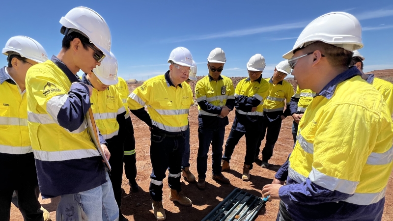 陈景河董事长调研AG真人娱乐矿业澳大利亚诺顿金田