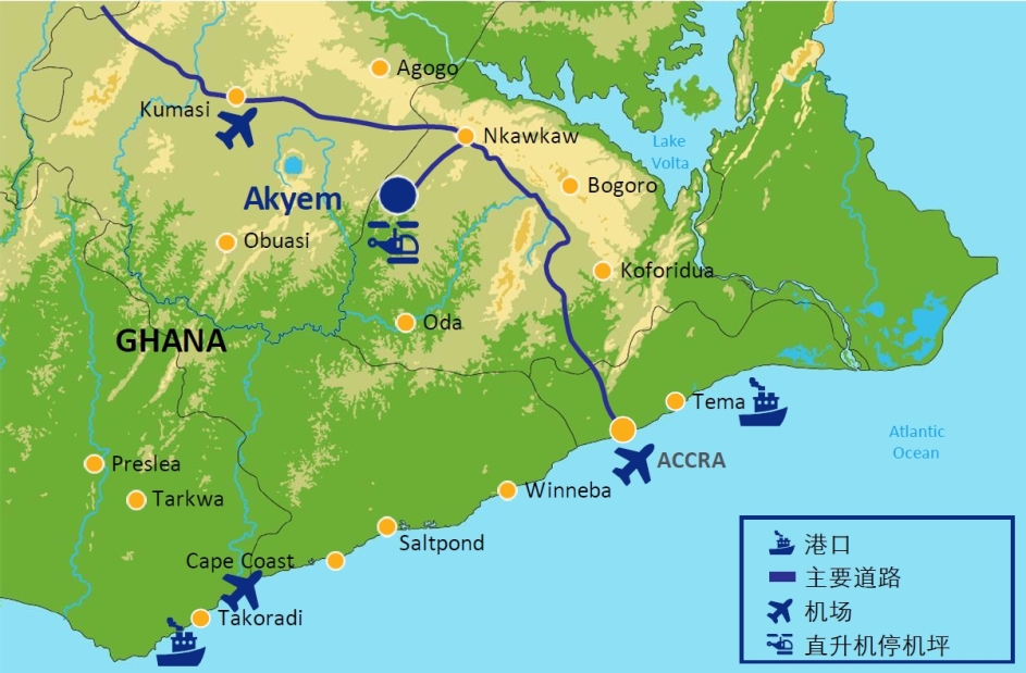 AG真人娱乐矿业收购加纳Akyem金矿