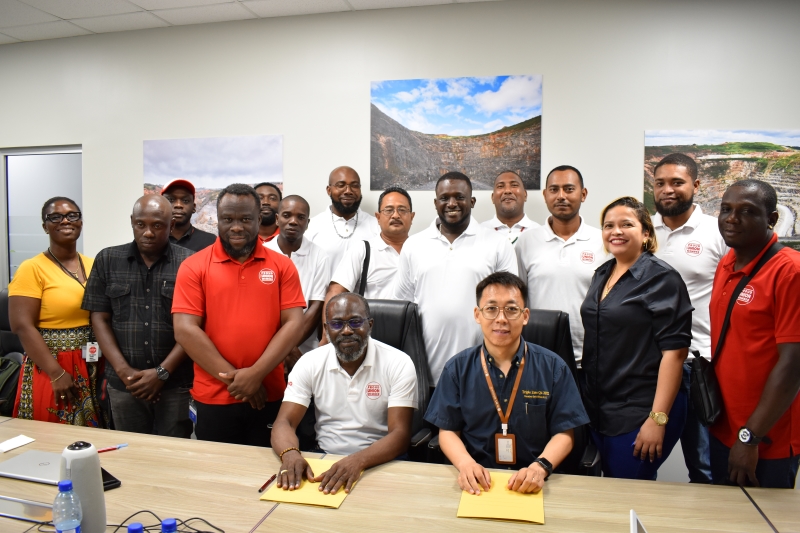 AG真人娱乐矿业罗斯贝尔金矿与工会签署整体协议增补条款